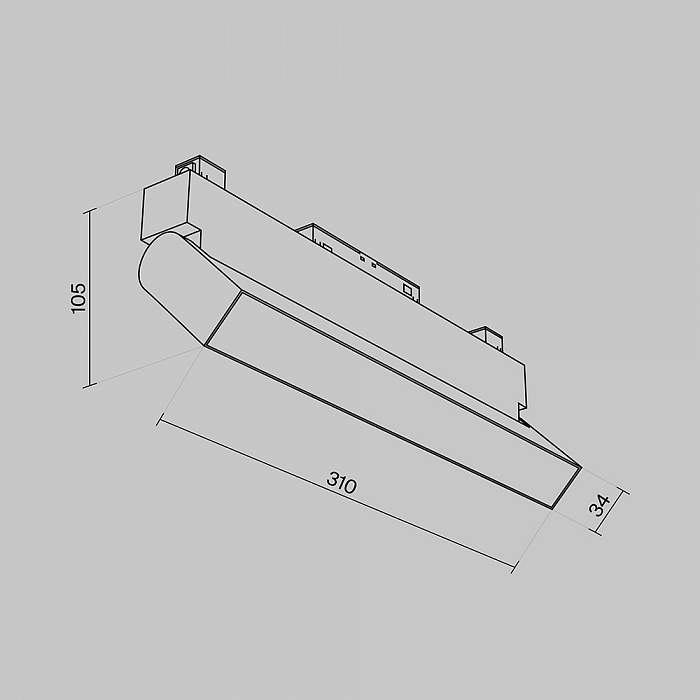 Трековая система Technical TR075-2-20W3K-W
